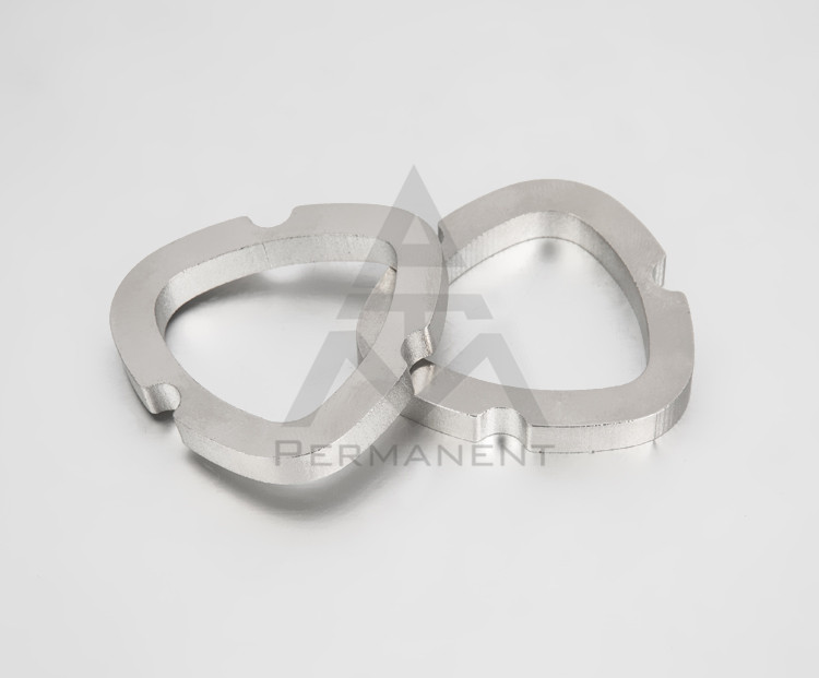 Neodymium magnet triangle shape with nickel coating