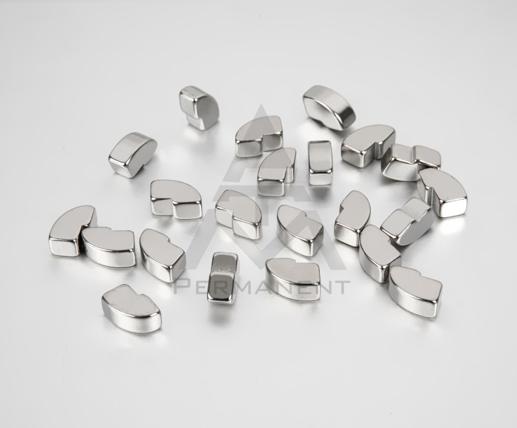 N52 Irregular tile shape permanent magnet with neodymium magnetic material