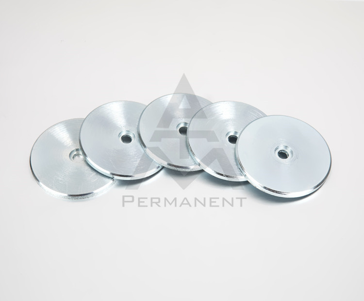 Big ring rare earth magnet with neodymium(ndfeb) magnetic material zinc coating