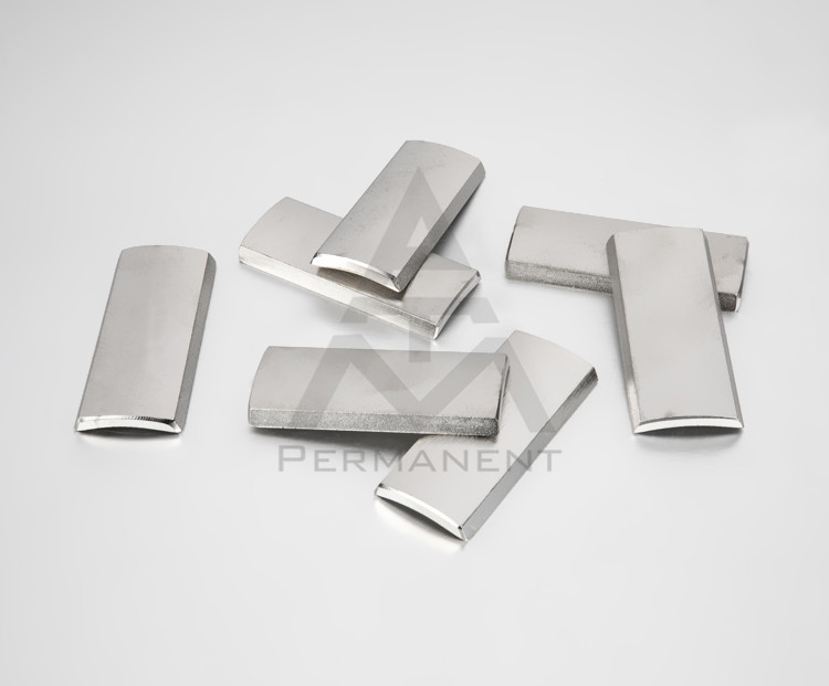 N48H motor magnets with NdFeB magnetic material R57xR79x50.8mm