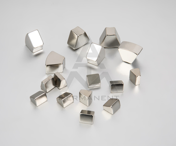 Tegular magnet with neodymium magnetic material R48XR40X7mm