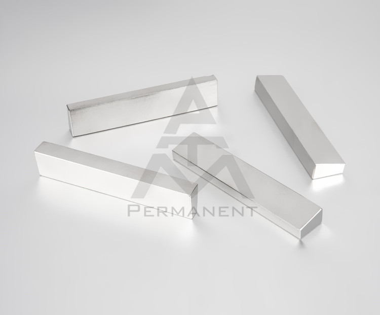 Tegular NdFeB magnet with permanent magnetic material nickel coating